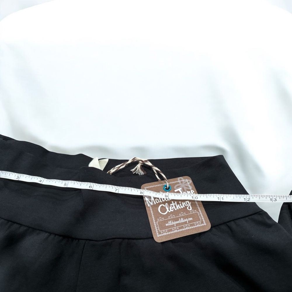 NWT Matilda Jane Big Ruffle Pants Black, Cropped, Women’s Small - Picture 6 of 6